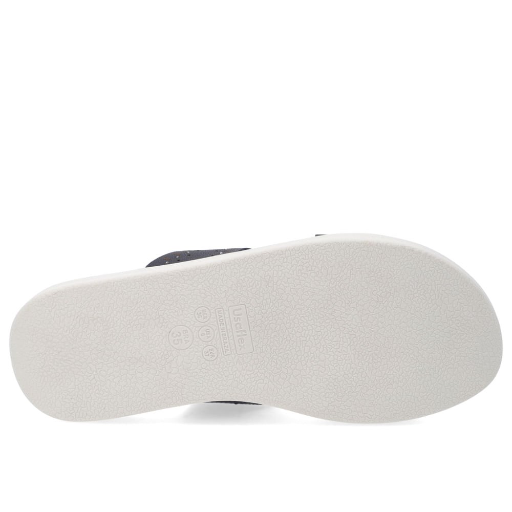 Tamanco Plataforma Couro Azul Azul 5