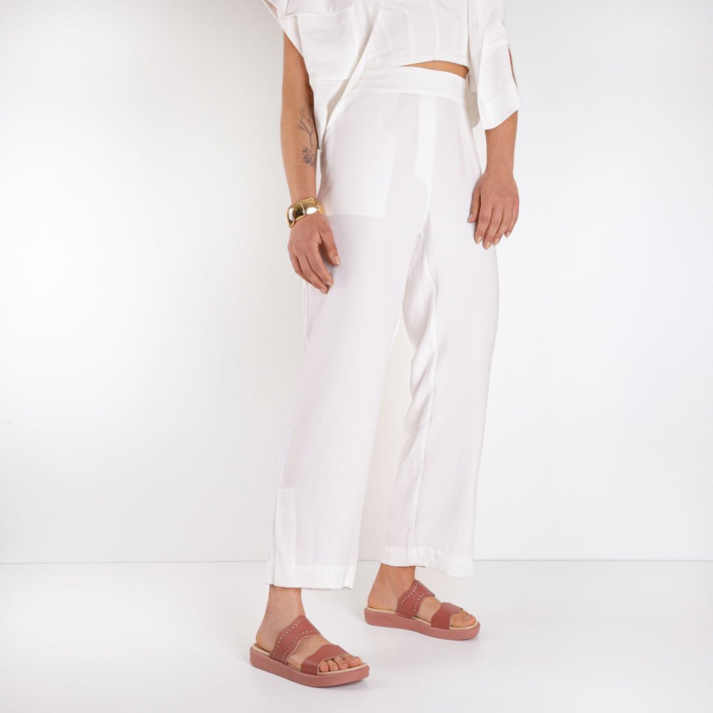 Tamanco Plataforma Couro Rosa Marrom 4