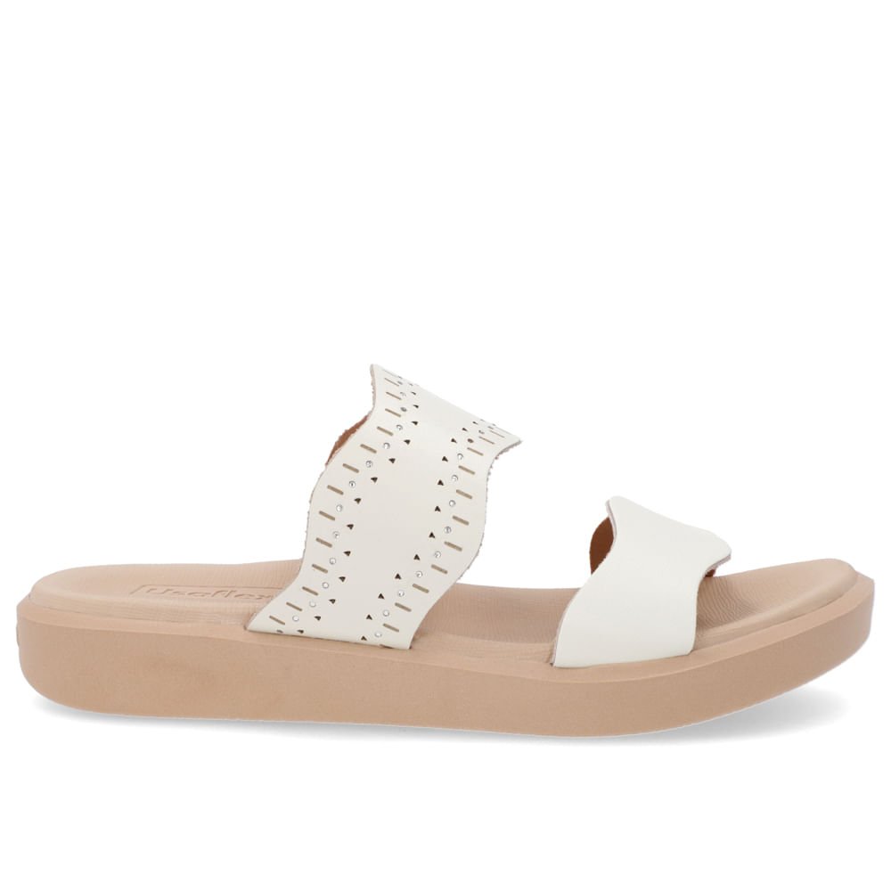 Tamanco Plataforma Couro Branco