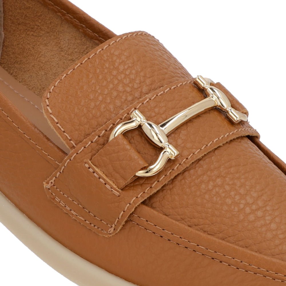 Loafer Urbano Marrom Couro Bridão Marrom 4