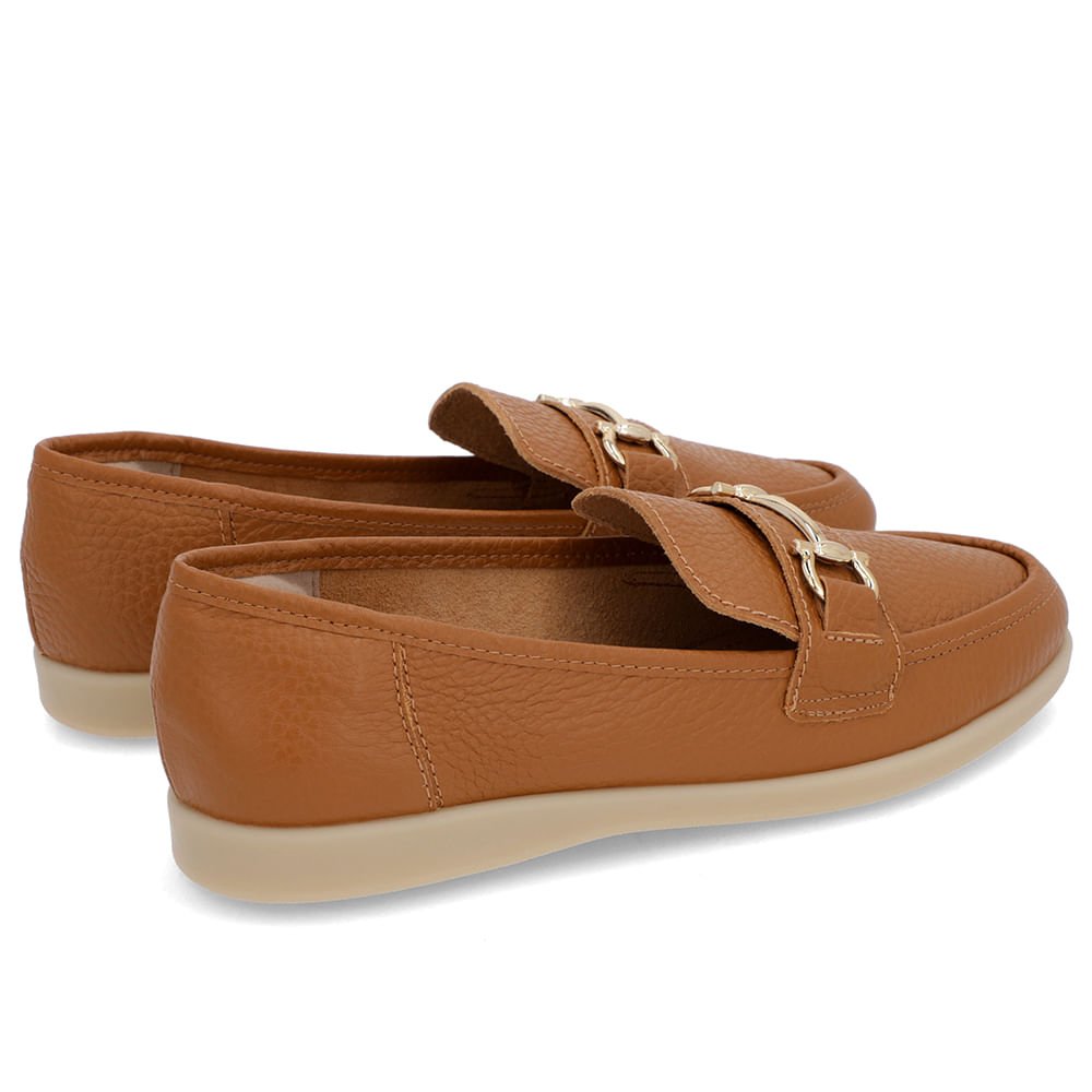 Loafer Urbano Marrom Couro Bridão Marrom 3
