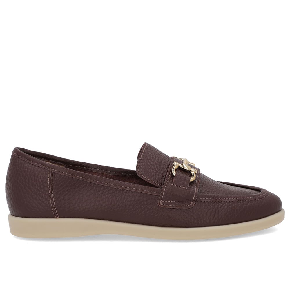 Loafer Urbano Marrom Couro Bridão