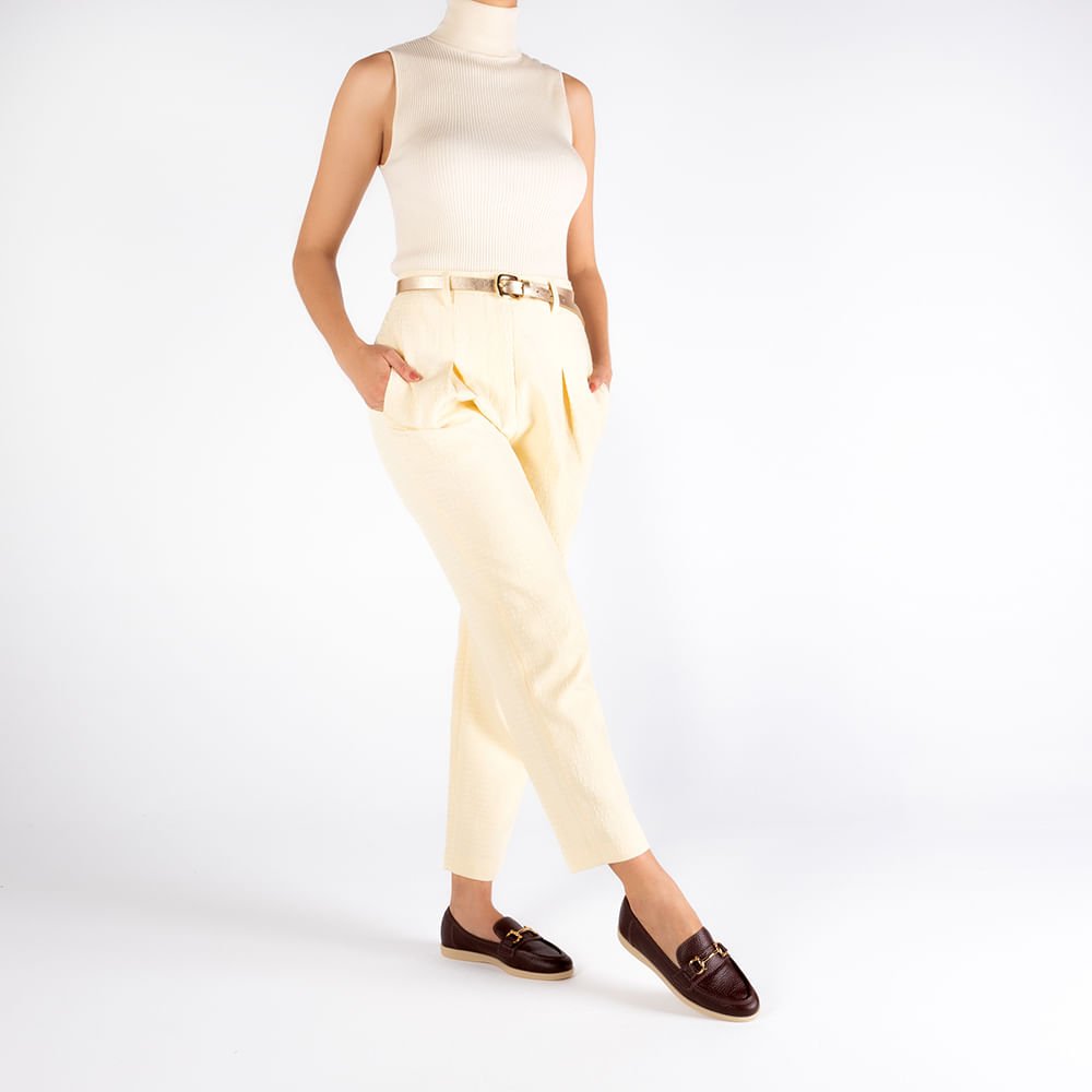 Loafer Urbano Marrom Couro Bridão Marrom 4