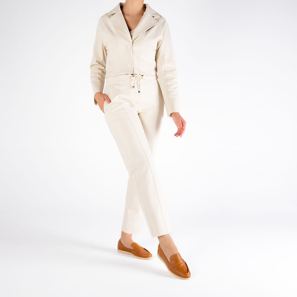 Loafer Casual Marrom Couro Tira Marrom 4