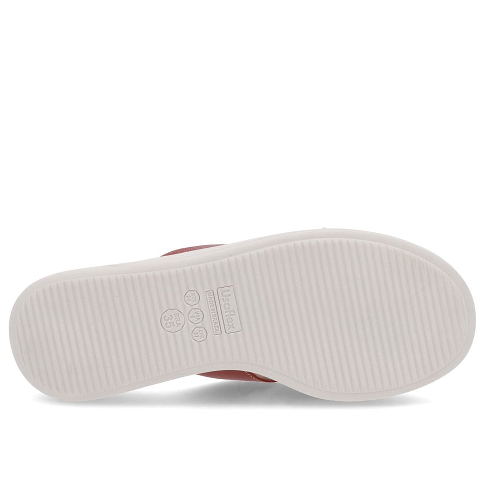 Tamanco Bico Redondo Couro Tons Marrom Marrom 5