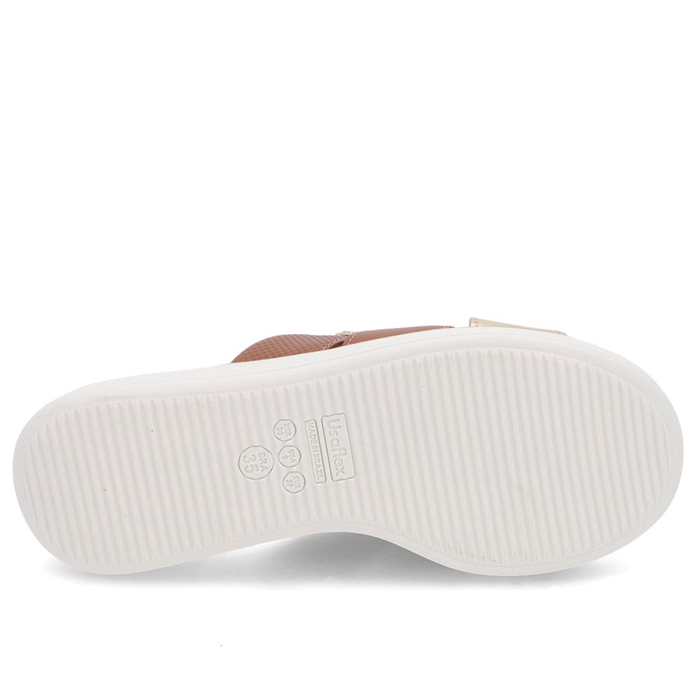 Tamanco Bico Redondo Couro Marrom Marrom 5