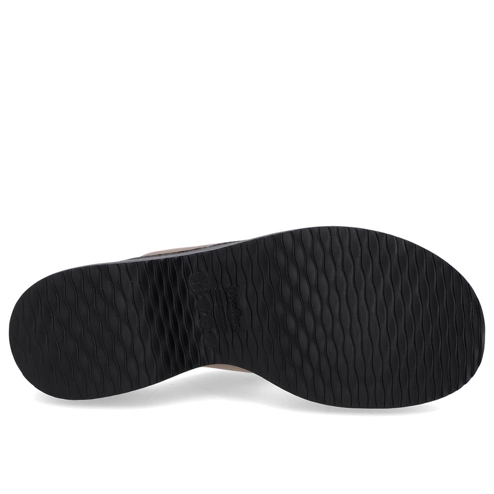 Chinelo Salto Plataforma Couro Marrom Marrom 5