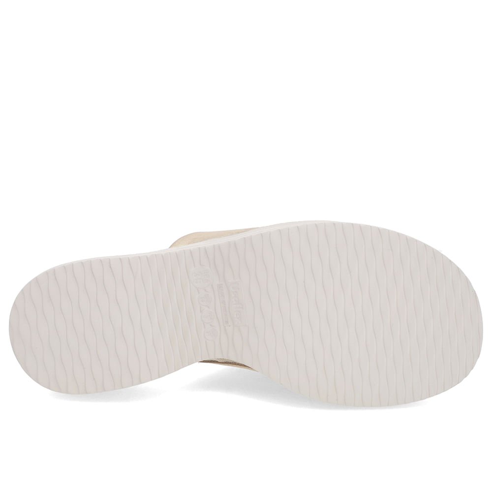 Tamanco Salto Plataforma Couro Dourado Dourado 5