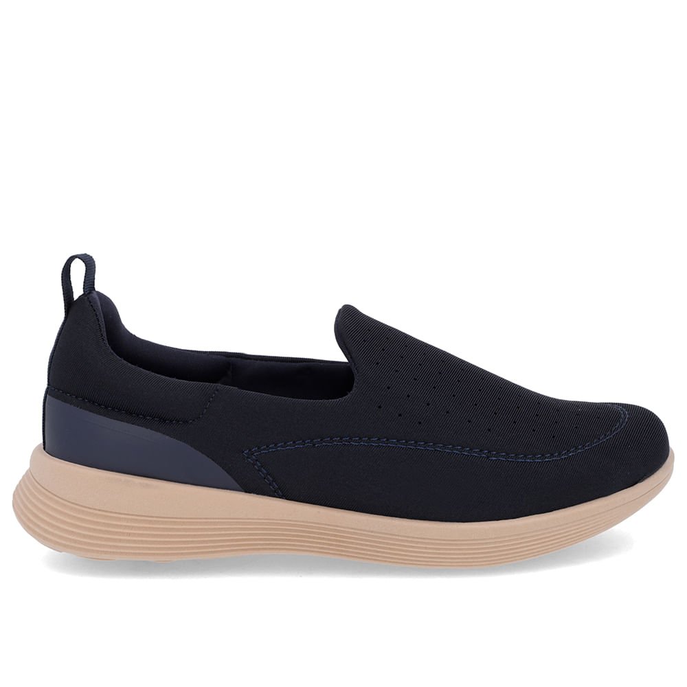 Tênis Básico Azul Elastano Furos