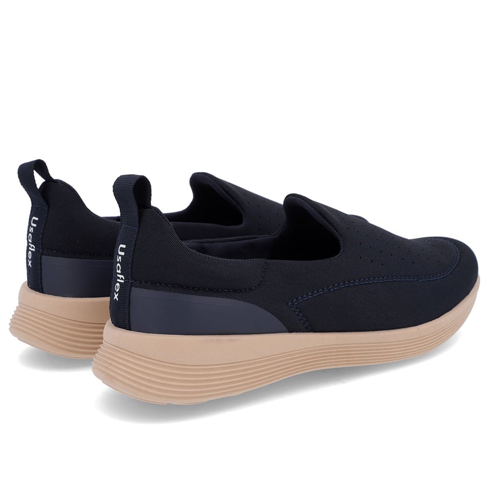 Tênis Básico Azul Elastano Furos Azul 3