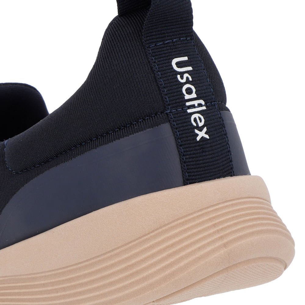 Tênis Básico Azul Elastano Furos Azul 4