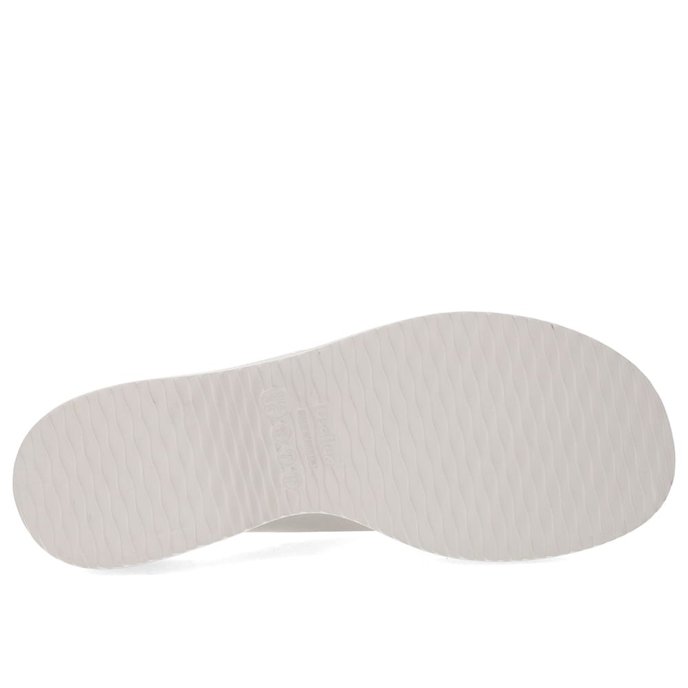 Chinelo Salto Plataforma Couro Dourado Dourado 5