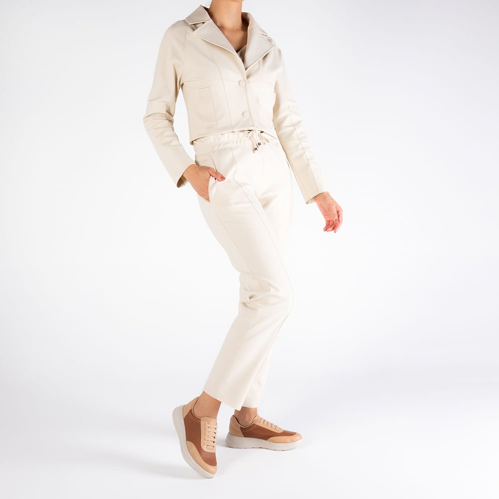 Tênis Urbano Marrom Couro Furos Marrom 4