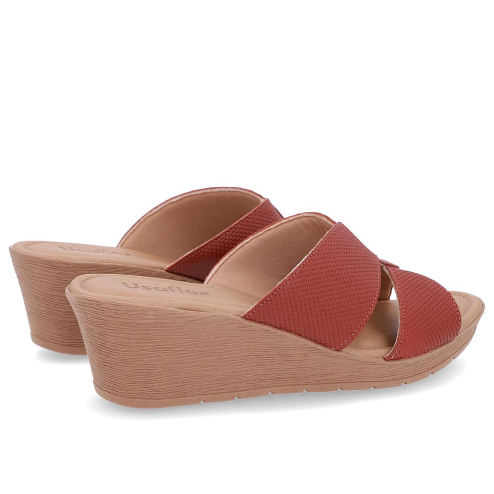 Tamanco Básico Couro Marrom Marrom 3