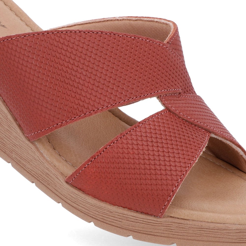 Tamanco Básico Couro Marrom Marrom 4