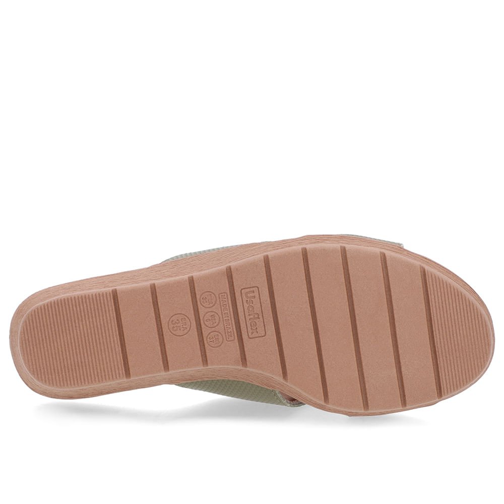 Tamanco Básico Couro Verde Verde 5