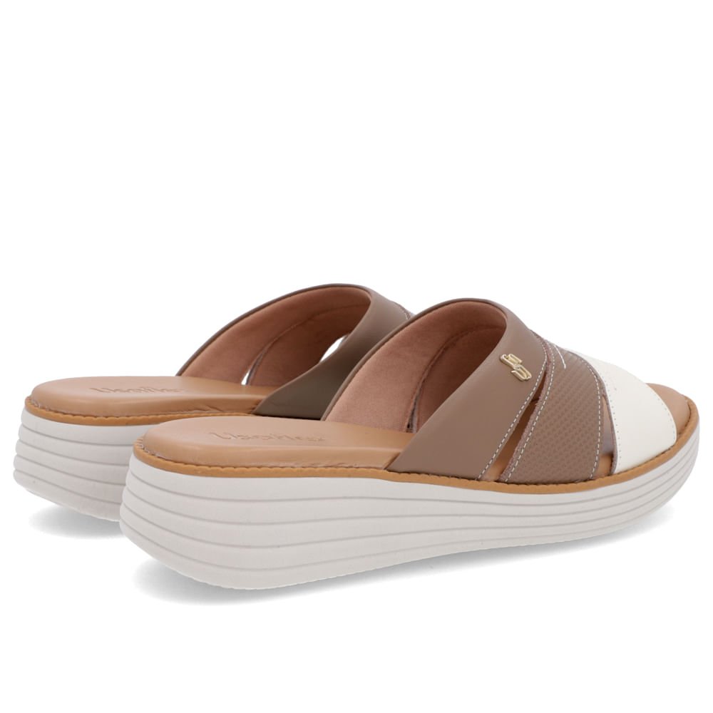 Tamanco Bico Redondo Couro Marrom Marrom 3