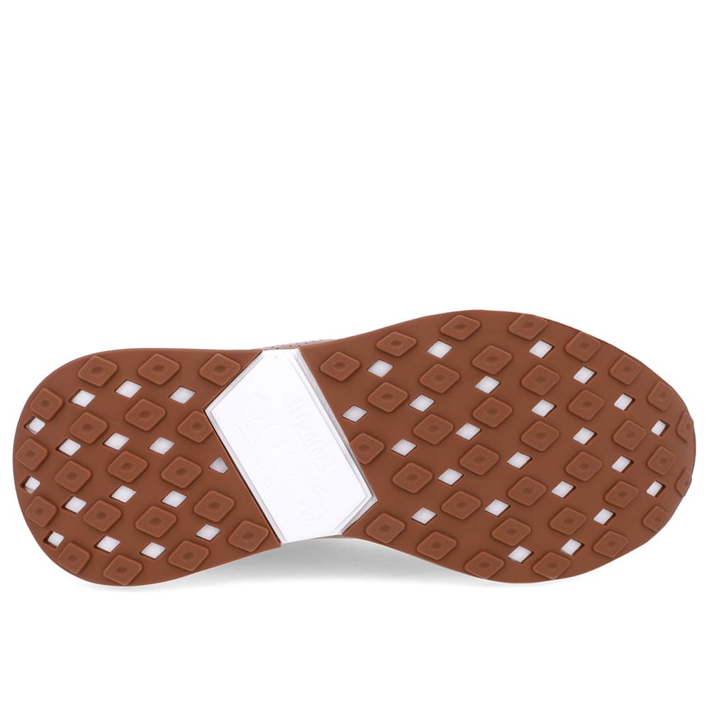 Tênis Casual Couro Marrom Marrom 5