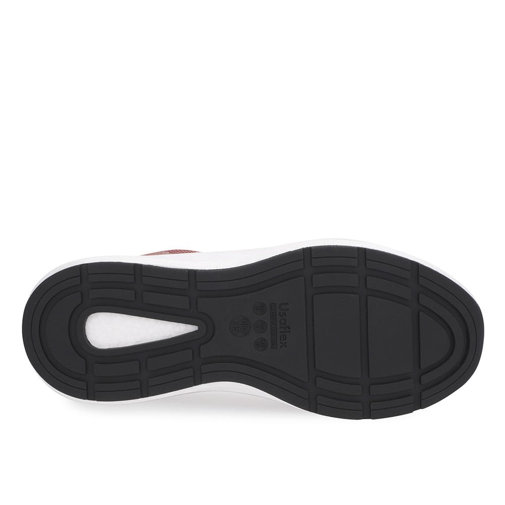 Tênis Rosa Couro Cadarço Detalhe Tecido Rosa 5