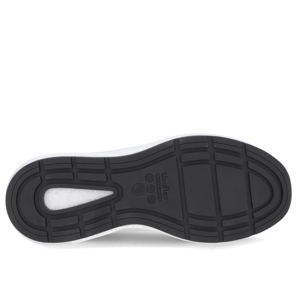 Tênis Preto Couro Cadarço Elástico Preto 5