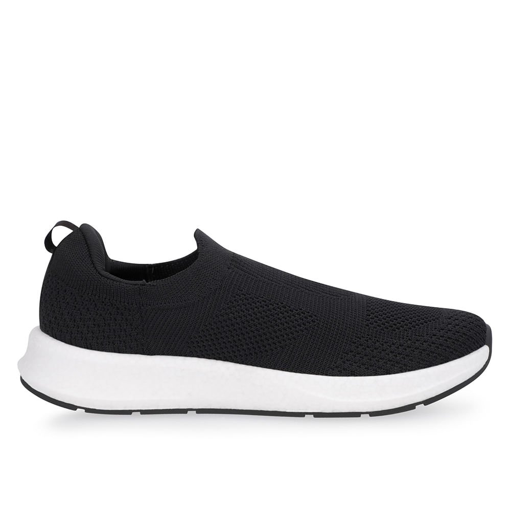 Tênis Preto Tricot Básico