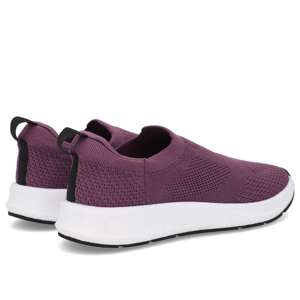 Tênis Lilás Tricot Básico Roxo 3
