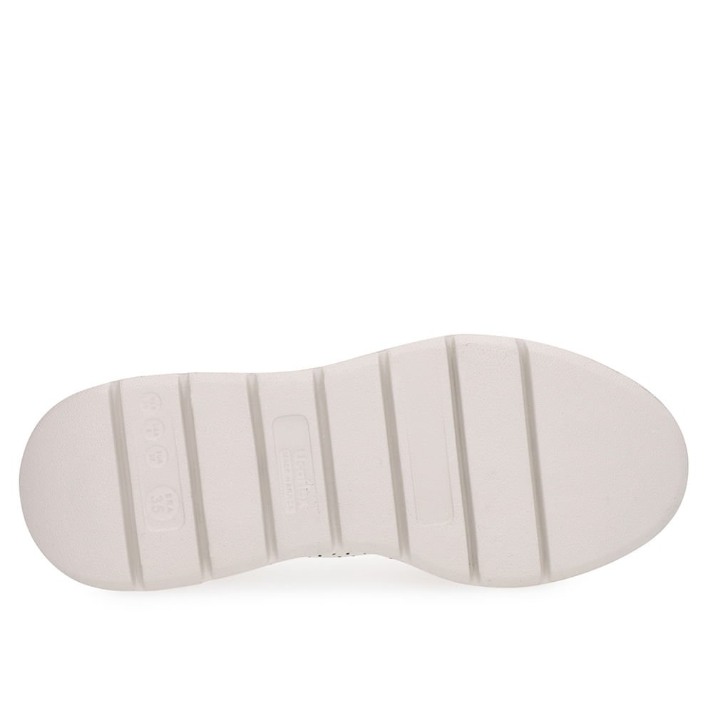 Tênis Urbano Dourado Couro Furos Dourado 5