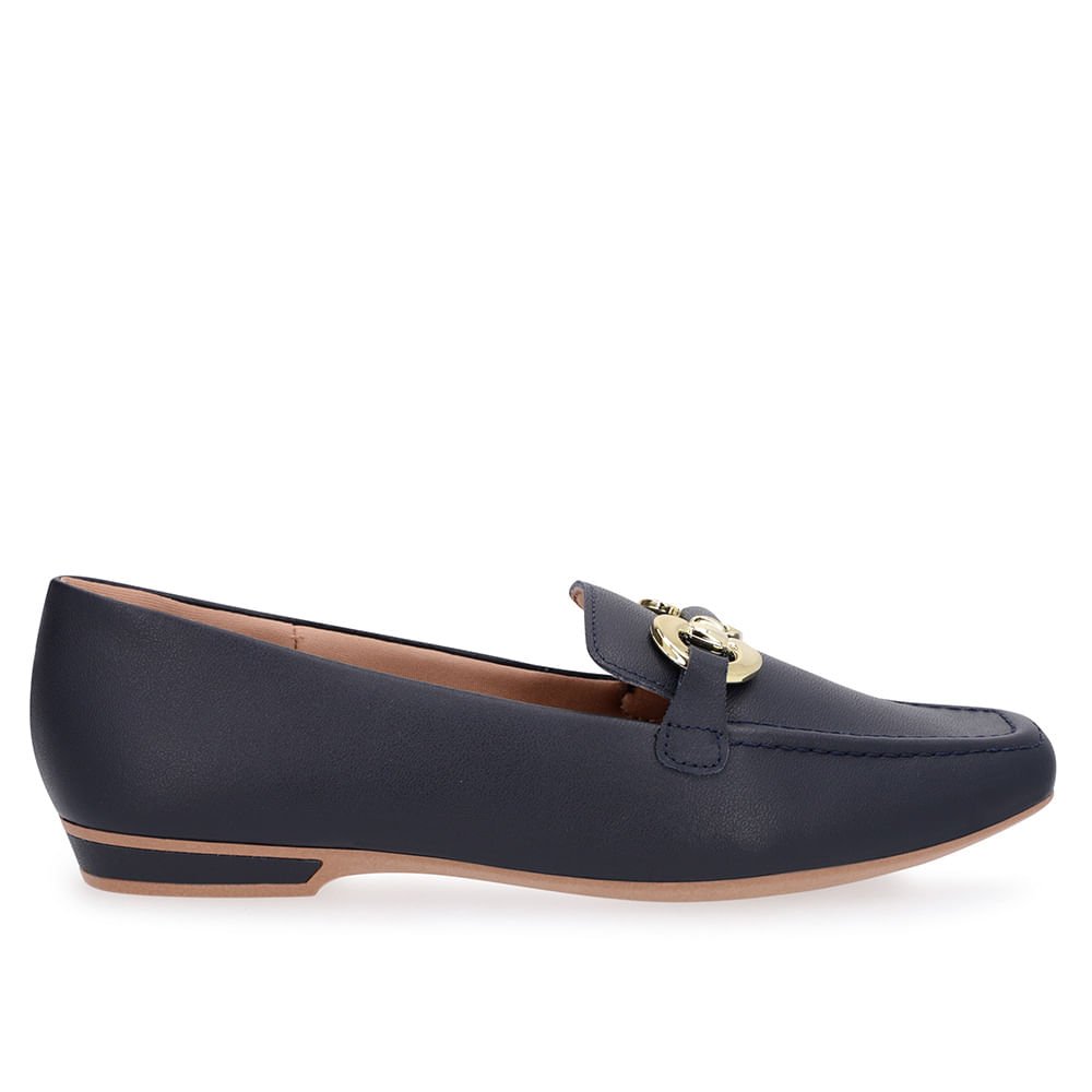 Loafer Azul Couro Bridão