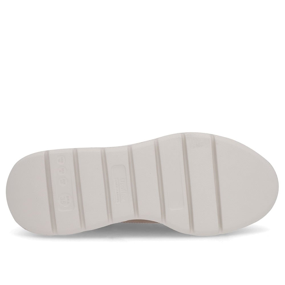 Tênis Marrom Couro Sola Clara Zíper Marrom 5