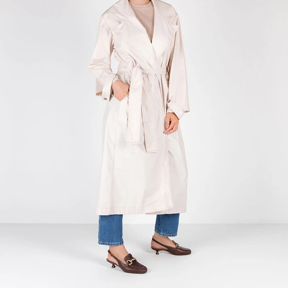 Slingback Marrom Tira Calcanhar Couro Bridão Marrom 4