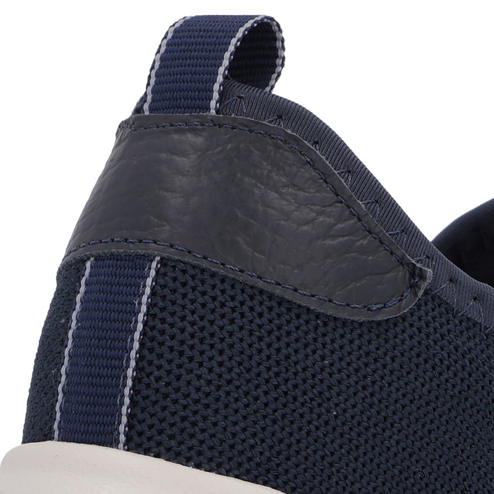 Tênis Azul Tecido Sola Alta Azul 4