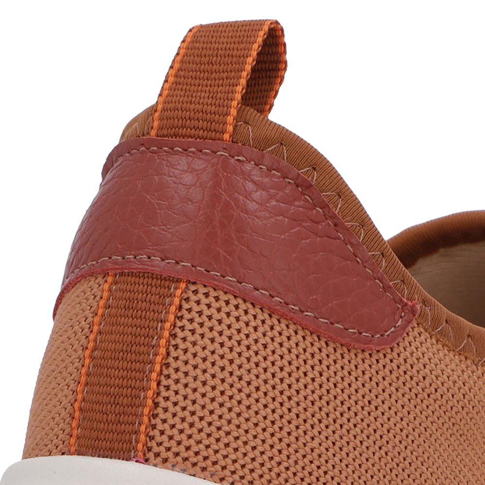 Tênis Marrom Tecido Sola Alta Marrom 4