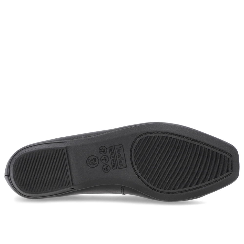 Loafer Preto Couro Bridão Preto 5