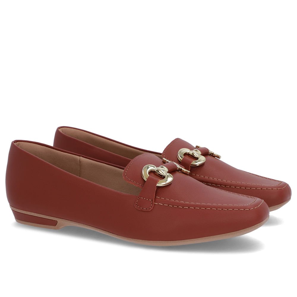 Loafer Marrom Couro Bridão Marrom 2