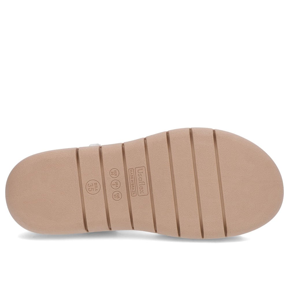 Sandália Tricot Vermelha Tira Elástico Vermelho 5