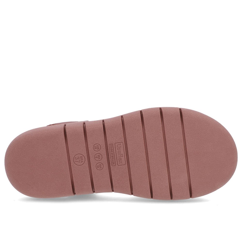 Sandália Tricot Rosa Tira Elástico Rosa 5