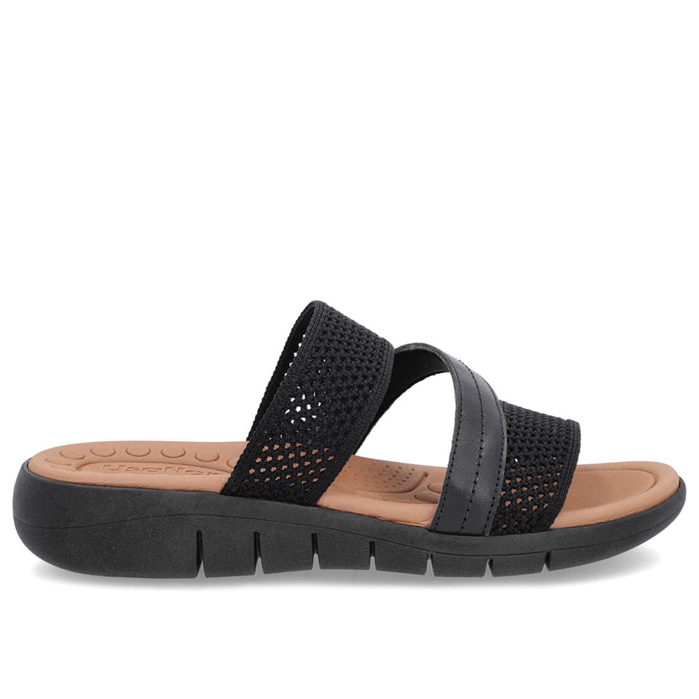 Tamanco Sem Salto Tricot Preto