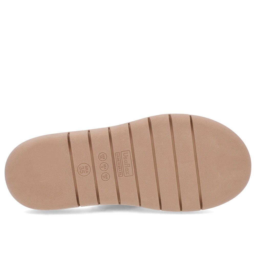 Tamanco Sem Salto Tricot Vermelho Vermelho 5