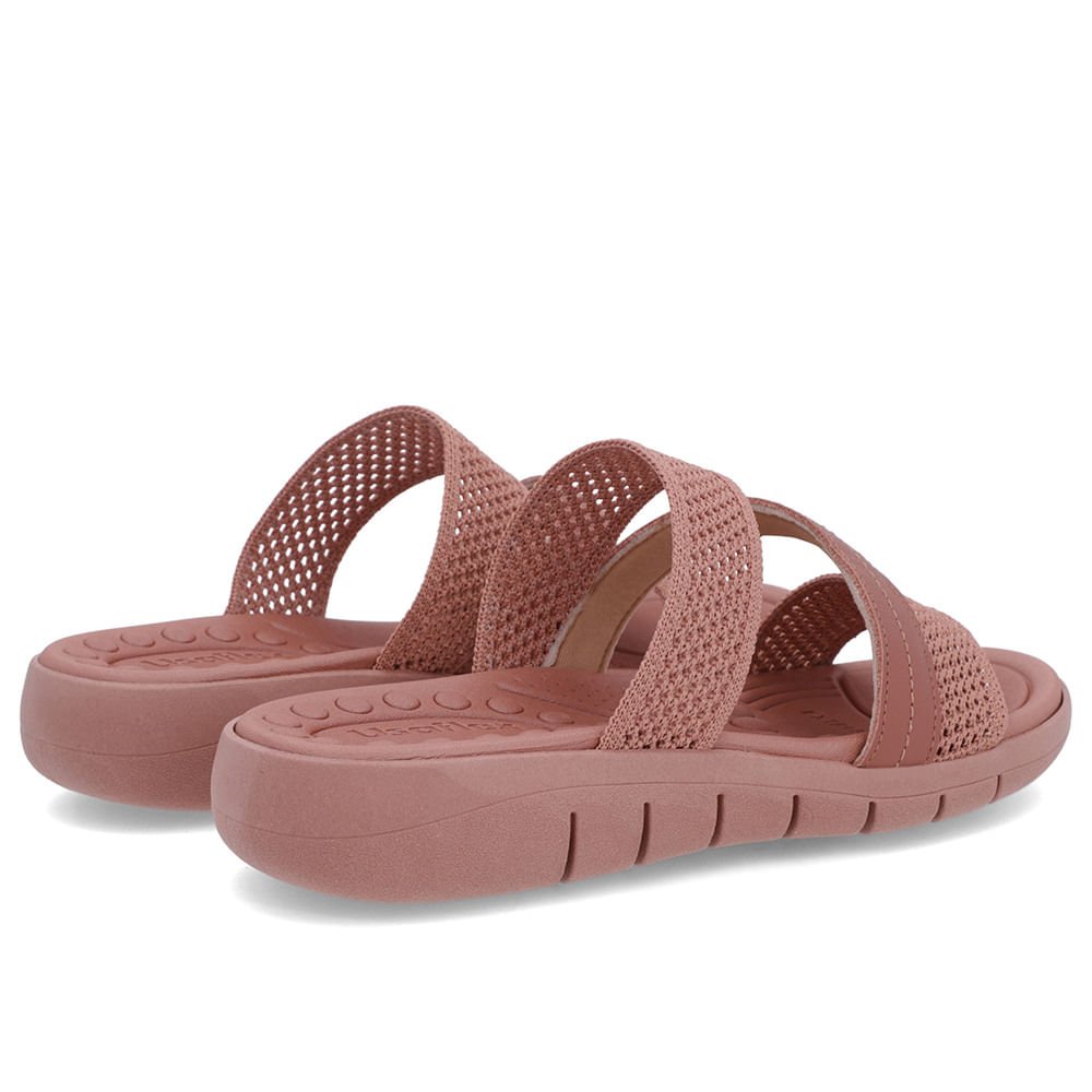 Tamanco Sem Salto Tricot Rosa Rosa 3