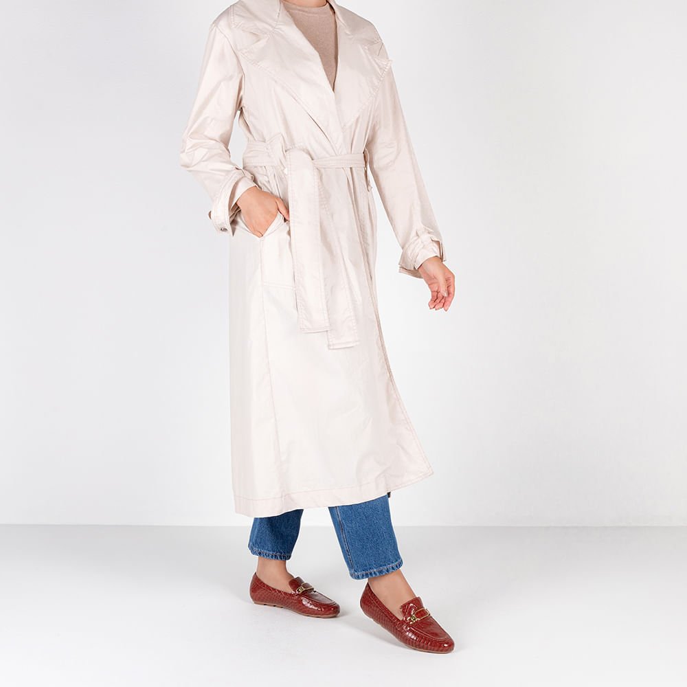 Loafer Marrom Verniz Croco Bridão Marrom 4