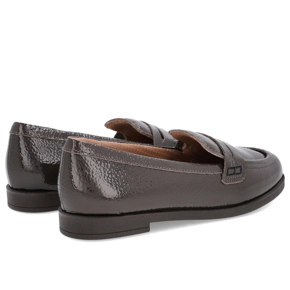 Mocassim Couro Marrom Tira Marrom 3