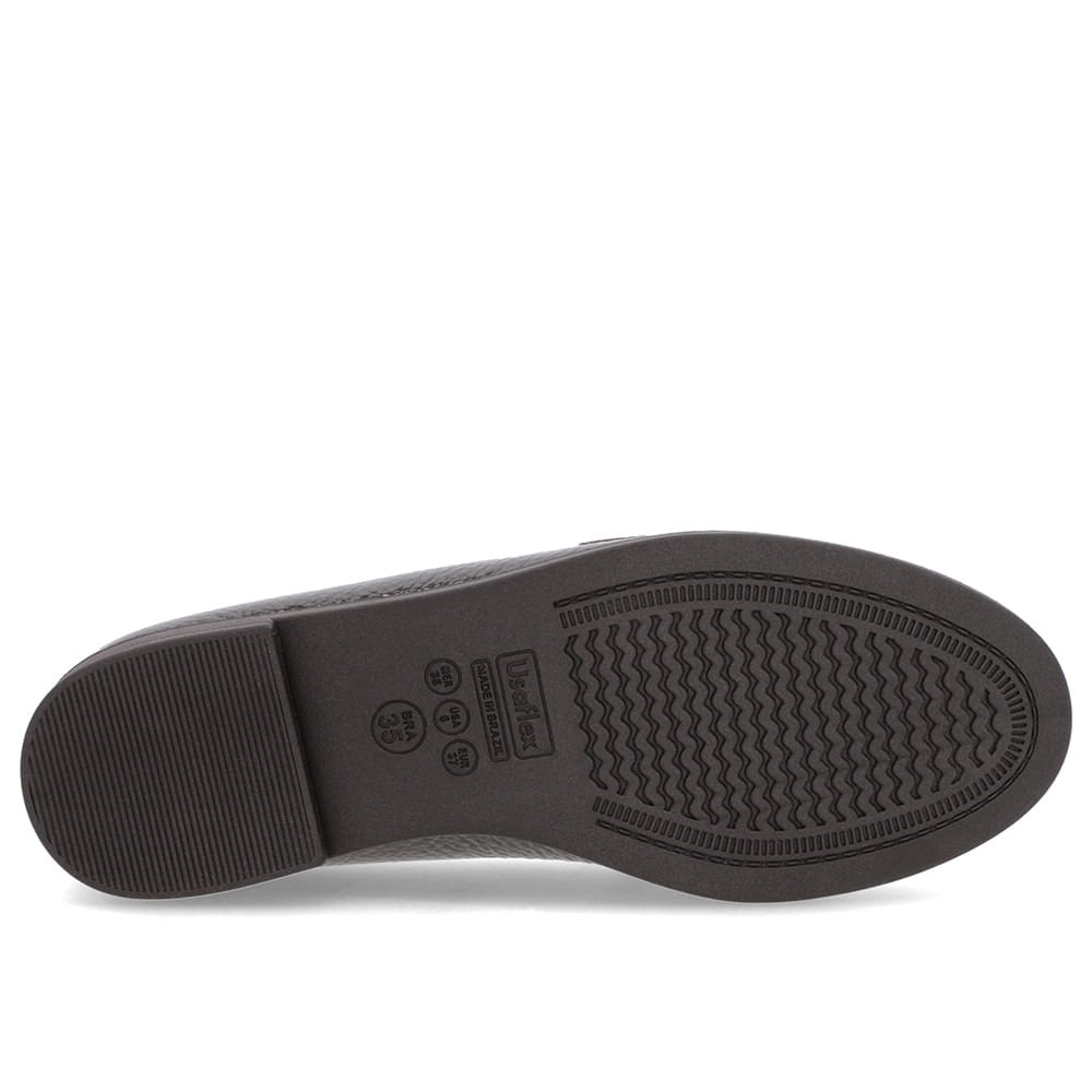 Mocassim Couro Marrom Tira Marrom 5