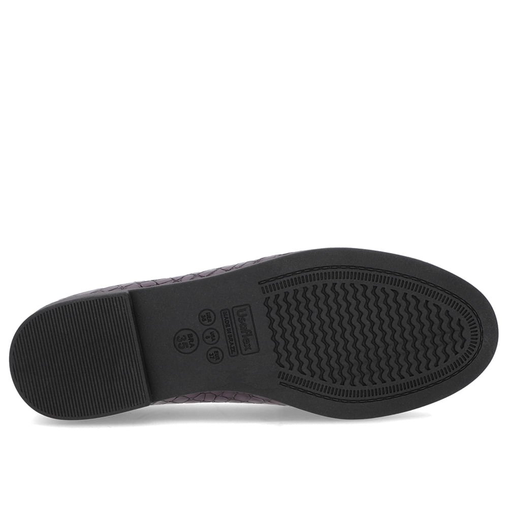 Mocassim Verniz Croco Roxo Tira Bridão Roxo 5