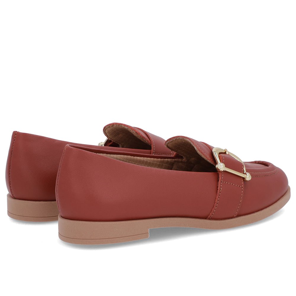 Mocassim Marrom Couro Bridão Marrom 3