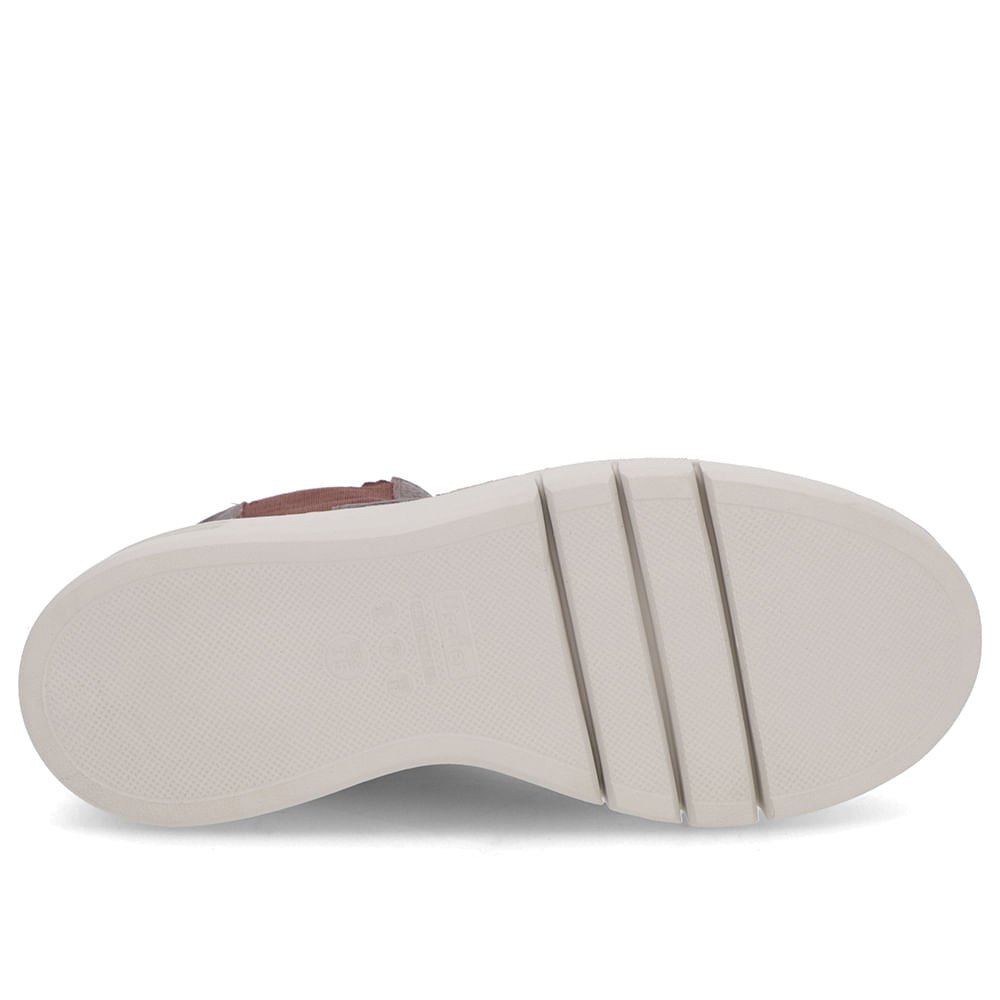 Bota Coturno Couro Marrom Elástico Lateral Marrom 5