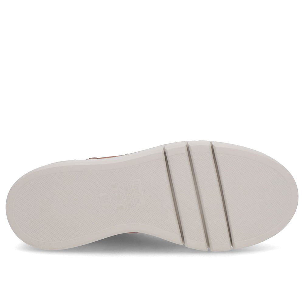 Bota Tecido Marrom Cano Baixo Marrom 5