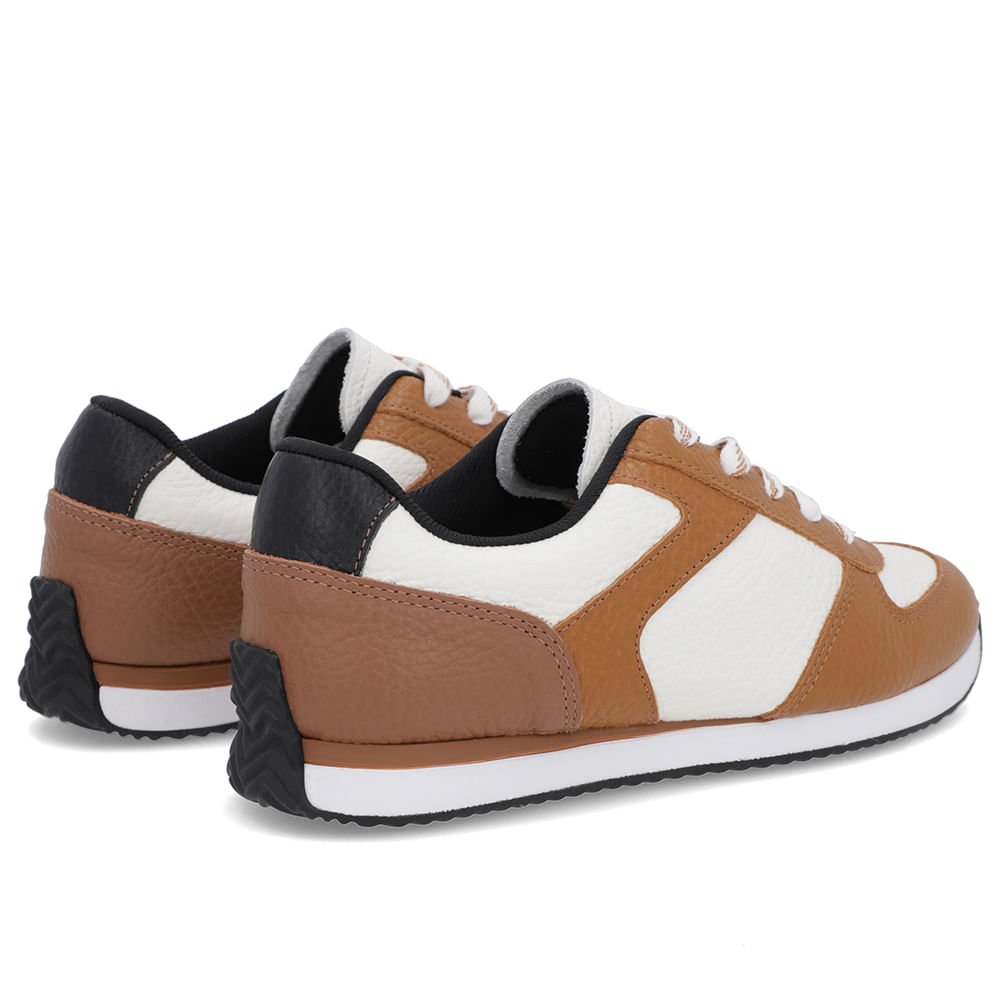 Tênis Marrom Couro Cadarço Marrom 3