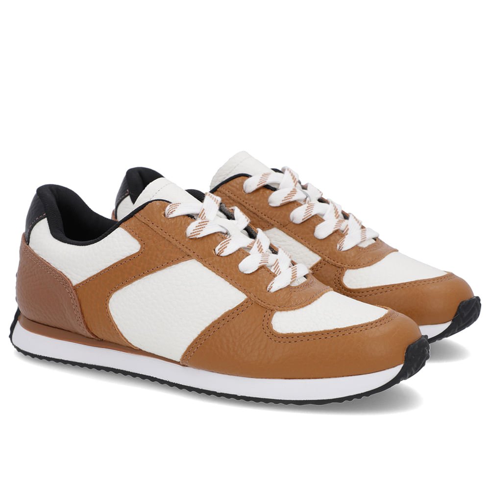 Tênis Marrom Couro Cadarço Marrom 4