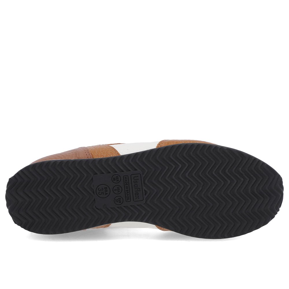 Tênis Marrom Couro Cadarço Marrom 5