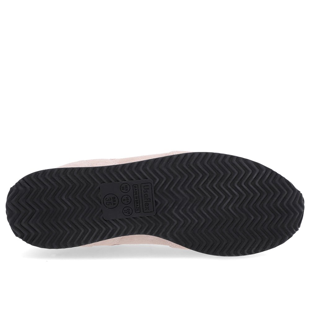 Tênis Rosa Camurça Cadarço Rosa 5